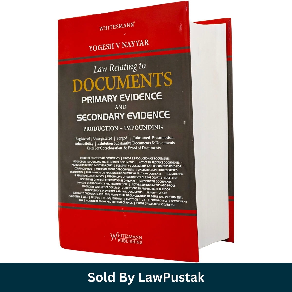 Whitesmann Law Relating to Documents Primary Evidence and Secondary Evidence 2027
