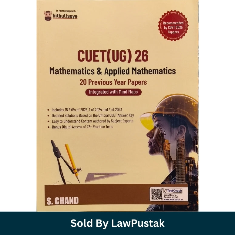 CUET UG 2026 Mathematics Applied Mathematics 20 Previous Year Papers S Chand Hitbullseye India S Chand CUET UG 2026 Mathematics Applied Mathematics Guide Book Paperback India
