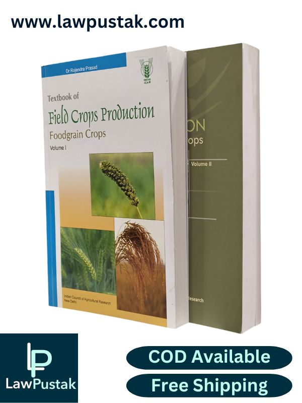 Textbook of Field Crops Production (Foodgrain Crops and Commercial Crops) Set of 2 Volumes by Dr. Rajendra Prasad | Indian Council of Agriculture Research 