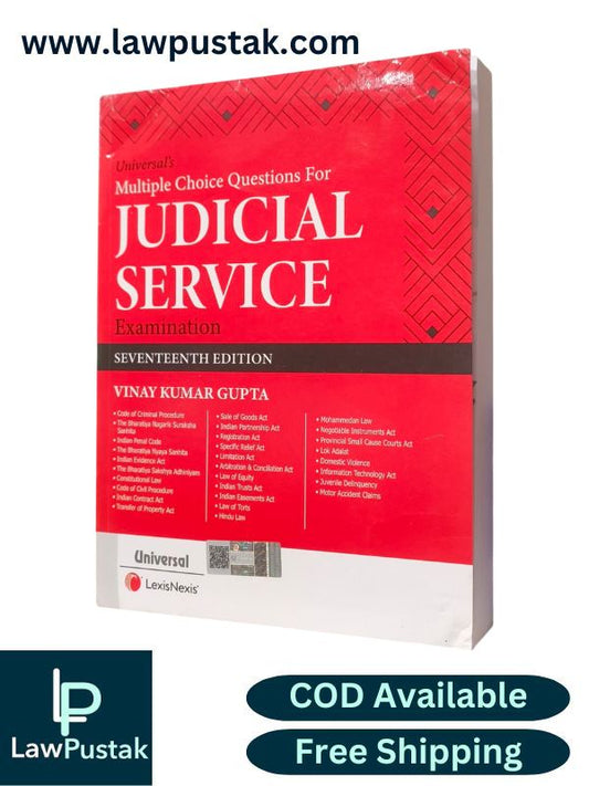 Universal's Multiple Choice Questions for Judicial Service Examination By Vinay Kumar Gupta - 17th Edition 2024 - LexisNexis