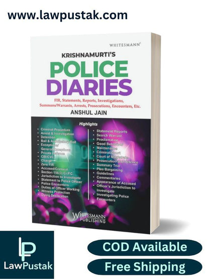 POLICE DIARIES Latest 2025 Edition By Anshul Jain - Whitesmann Publishing