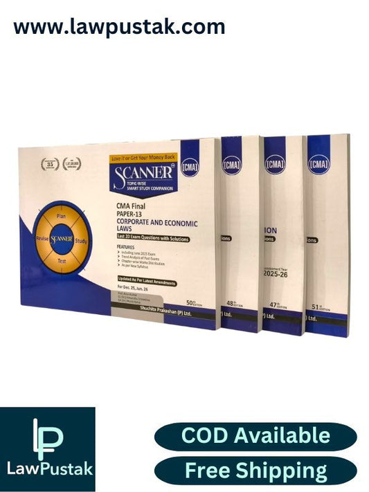 CMA Final Group 3 - Combo of 4 Books set by Shuchita Prakashan - for Dec 2025, June 2026 Exam | Scanner