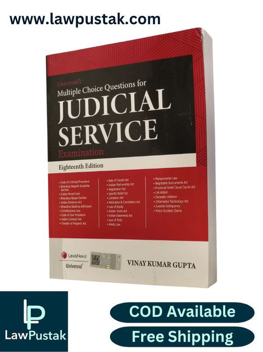 Universal's Multiple Choice Questions for Judicial Service Examination By Vinay Kumar Gupta - 18th Edition 2025 - LexisNexis