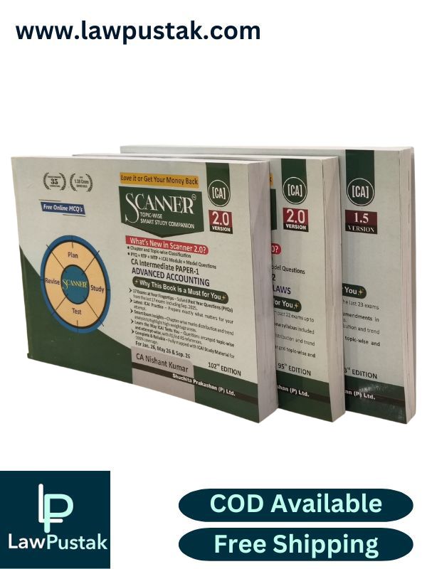 CA Intermediate Group-I (Paper 1,2,3) Combo of 3 Books By Shuchita Prakashan | Assessment Year 2025-26 For Jan. 2026 Exam | Scanner