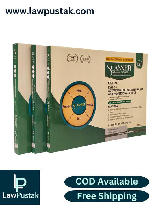 CA Final Group-I Combo Set of 3 Books by Shuchita Prakashan - for Dec 2025, June 2026 Exam | Scanner