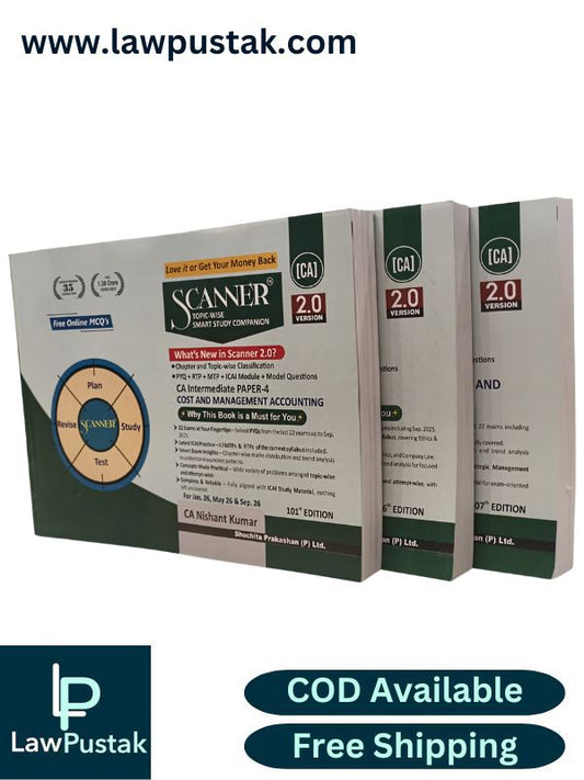 Combo CA Inter Group -2 (Paper 4,5,6) | Combo of 3 Book by Shuchita Prakashan - Paper-4 Cost and management Accounting, Paper-5 Auditing and Ethics ... Financial Management and Strategic Management | Scanner
