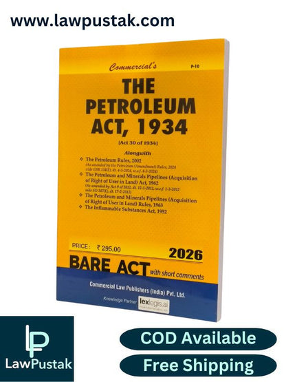 The Petroleum Act, 1934 - Bare Act - Edition 2026 | Commercial Law Publishers (India) Pvt. Ltd.