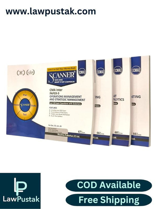 CMA Intermediate Group 2 - Combo of 4 Books Set by Shuchita Prakashan - for Dec 2025, June 2026 Exam | Scanner