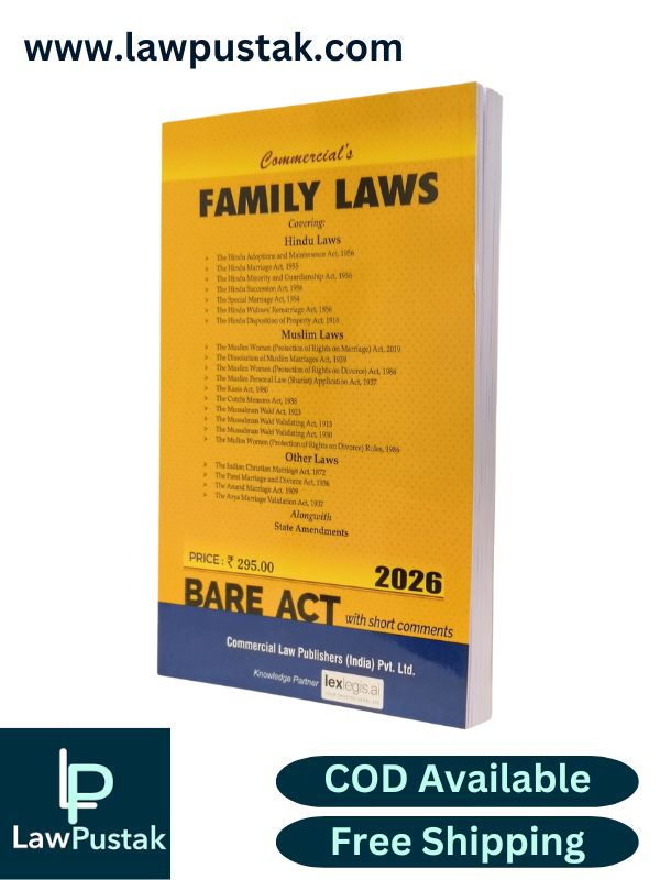 Family Laws - Bare Act - Edition 2026 | Commercial Law Publishers (India) Pvt. Ltd.