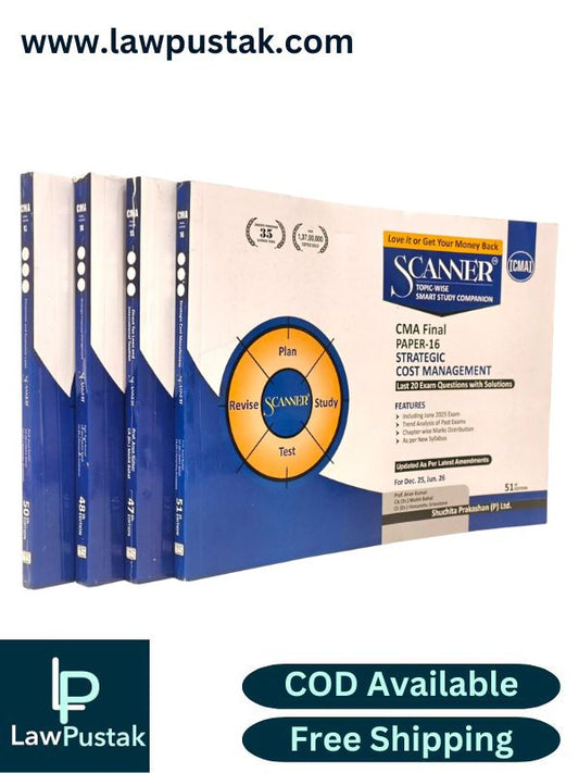 CMA Final Group 3 - Combo of 4 Books set by Shuchita Prakashan - for Dec 2025, June 2026 Exam | Scanner