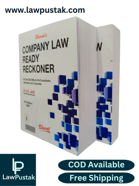 Company Law Ready Reckoner for CAs/CSs/CMAs/LLps/Consultants/Advocates and Corporates By Dr. D.K. Jain - 27th Edition 2025 (In 2Volumes) - Bharat Law House