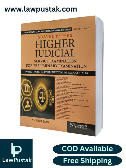 Solved Paper Higher Judicial Service Examination For Preliminary Examination Latest Edition 2025 - Whitesmann Publishing