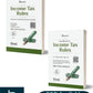 Combo of Handbook to Income Tax Rules, 29th Edition  & Income Tax Rules 34th Edition - Bharat Law House
