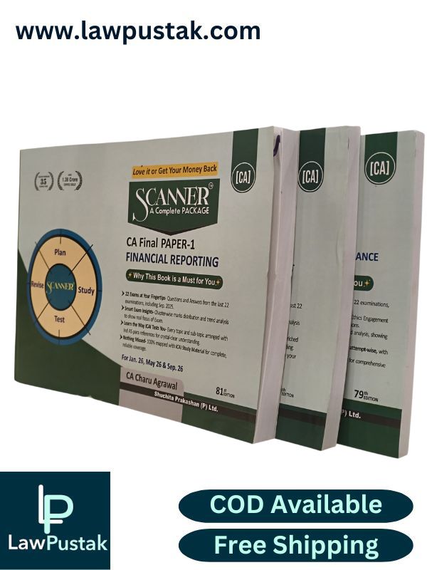 CA Final Group-I (Paper 1,2,3) Combo Set of 3 Books | Applicable for Jan 26, May 26 & Sep. 26 By Shuchita Prakashan | Scanner