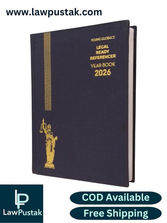 Legal Ready Referencer Year Book 2026 - Cloth Dark Blue Color Advocate Diary | Young Global Publications