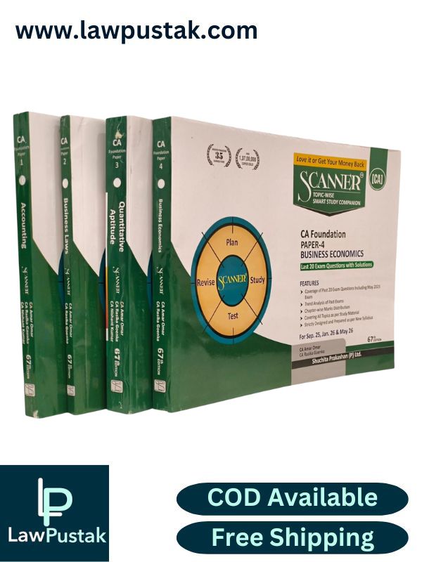 CA Foundation Combo (Set of 4 Book) by Shuchita Prakashan - for Dec 2025, June 2026 Exam | Scanner