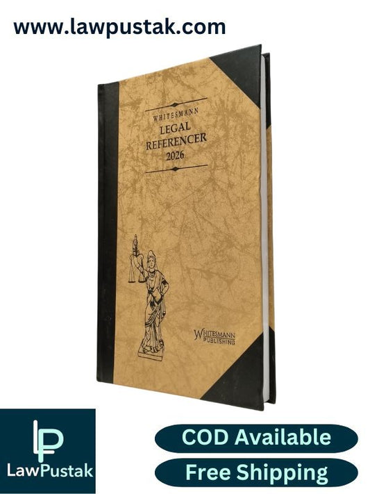 Legal Referencer Register 2026 | Leather Bound | Standard Size | Golden With Black Color Cornor