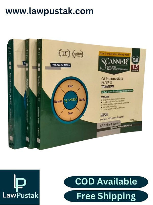 CA Intermediate Group-I Combo of 3 Books by Shuchita Prakashan - for Dec 2025, June 2026 Exam | Scanner