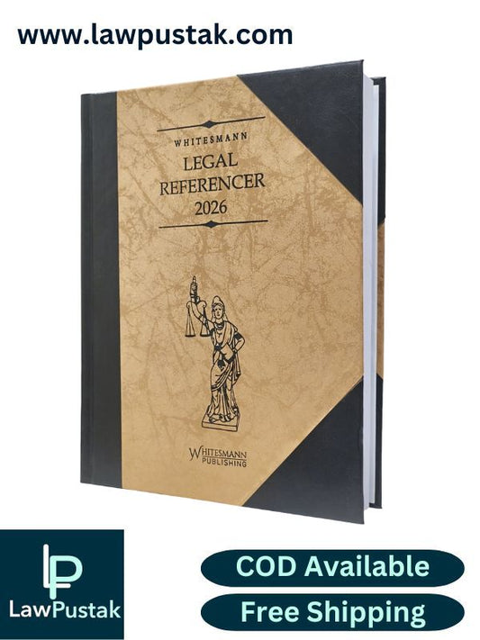 Legal Referencer 2026 - Diary Leather Golden With Black Colour Corner - Whitesmann Publishing