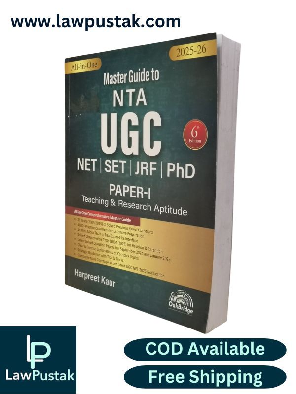 All-in-One Master Guide to NTA UGC NET Paper I (Teaching and Research Aptitude) by Harpreet Kaur - 6th Edition 2025 | Oakbridge Publishing