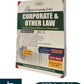 Practical Learning Series Corporate and Other Law - Applicable for September 2025 and Jan., 2026 Examination - 2nd Reprint Edition June 2025 by CA. G. Sekar | Commercial Law Publishers