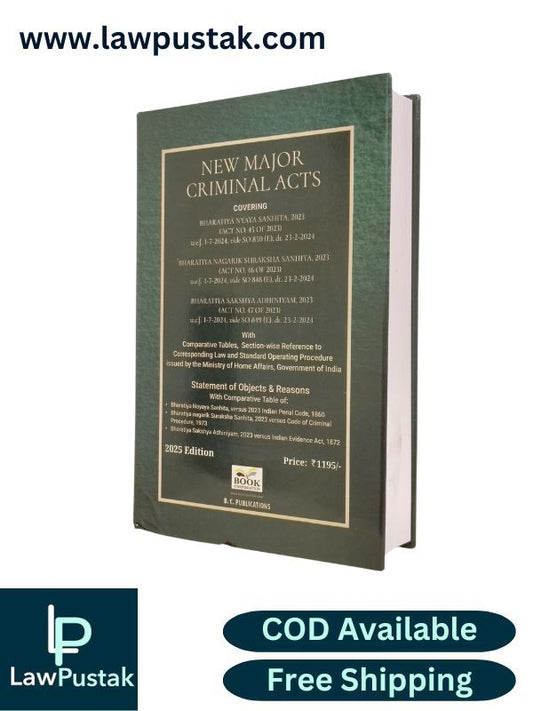New Major Criminal Acts - Edition 2025 | B.C. Publications