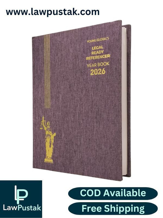 Legal Ready Referencer Year Book 2026 - Cloth purple Color (with a fabric-textured look) Advocate Diary | Young Global Publications