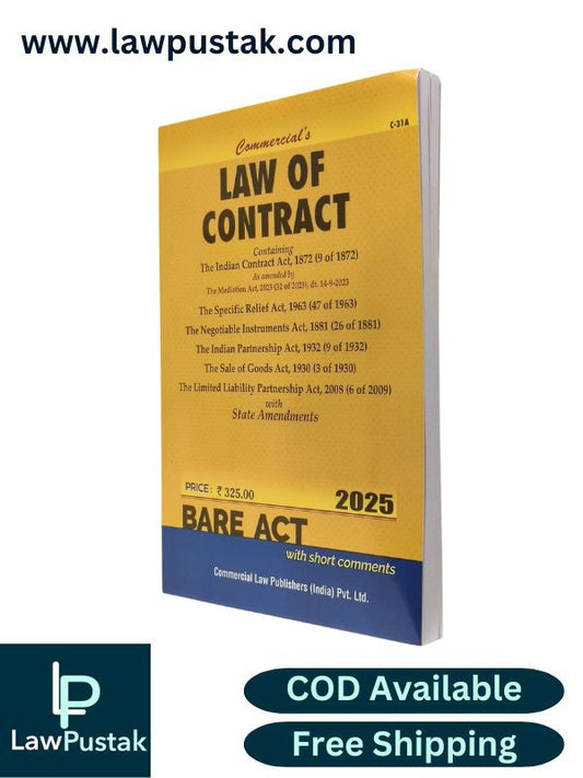 Law of Contract - Bare Act | Commercial Law Publishers (India) Pvt. Ltd.