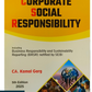 Corporate Social Responsibility By CA. Kamal Garg - 5th Edition 2025 - Bharat Law House