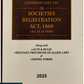 Commentary The Societies Registration Act, 1860 (Act 21 of 1860) By Rahul Kandharkar  - Edition 2025 - Whitesmann Publishing 