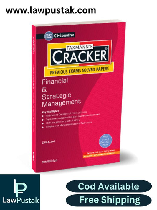 Financial & Strategic Management (FSM/FM & SM) | CRACKER By N.S. Zad-9th Edition 2024-Taxmann