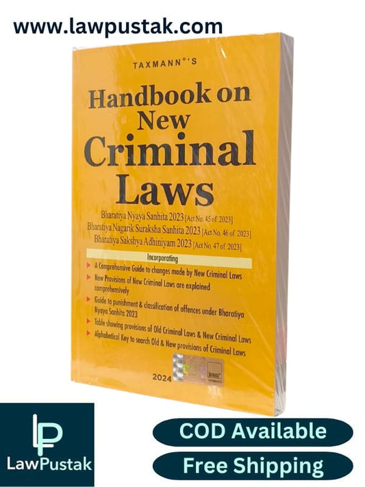 Handbook on New Criminal Laws - Edition 2024 - Taxmann