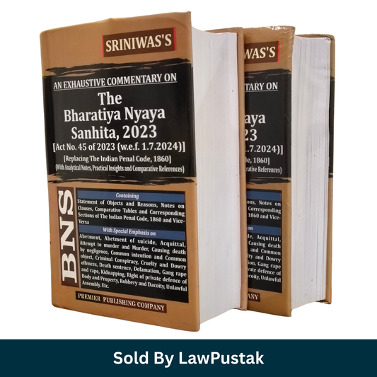 Sriniwas's An Exhaustive Commentary on The Bharatiya Nyaya Sanhita 2023 BNS Set of 2 Volumes Premier Publishing Company 2026 Edition