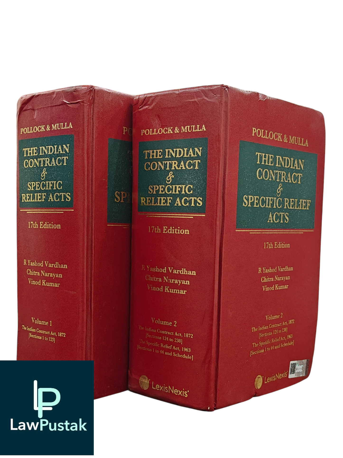 Indian Contract and Specific Relief Acts | 17th Edition 2024 | Pollock & Mulla | Set of 2 Volumes