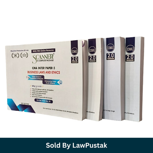 CMA Inter Group 1 Study Material, Set of 4 Books (Paper 5,6,7 & 8) by Shuchita Prakashan - for June 2026 and December 2026 Exam | Scanner