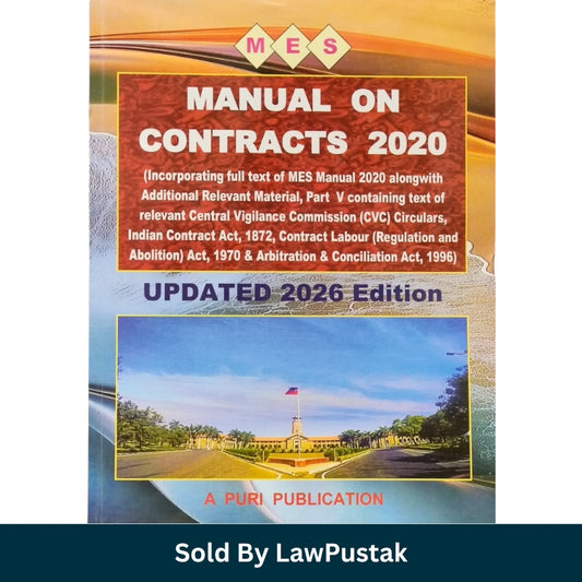 Military Engineer Services Manual On Contracts 2020 - 3rd 2026 Edition - A Puri Publication