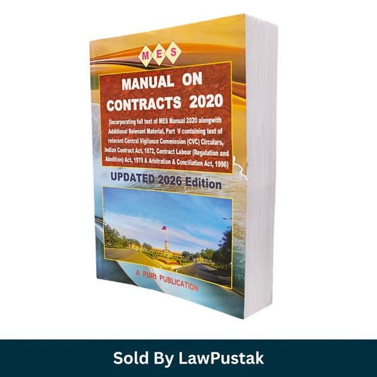 Military Engineer Services Manual On Contracts 2020 - 3rd 2026 Edition - A Puri Publication
