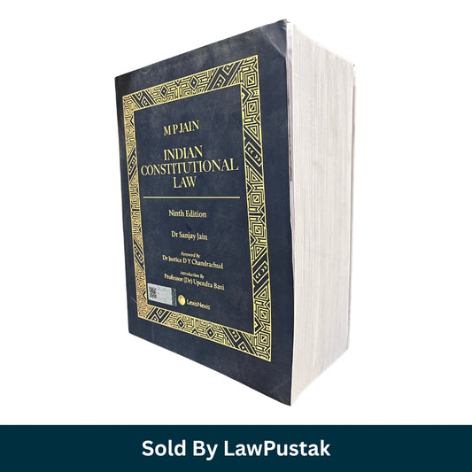 Indian Constitutional Law | M.P Jain | 9th Edition 2026 | Lexisnexis