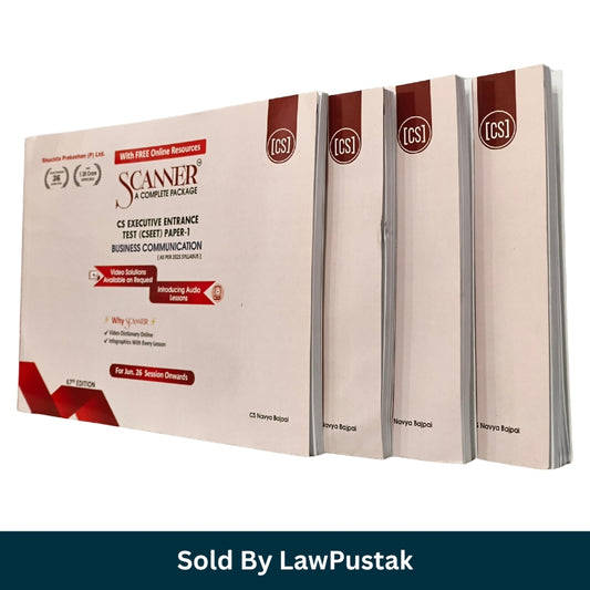 CS Executive Entrance Test (CSEET) Combo of Paper 1,2,3,4 By Shuchita Prakashan | Applicable for Jun. 2026 Session Onwards | Scanner