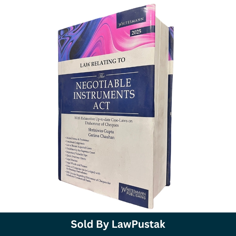 negotiable instruments act book India