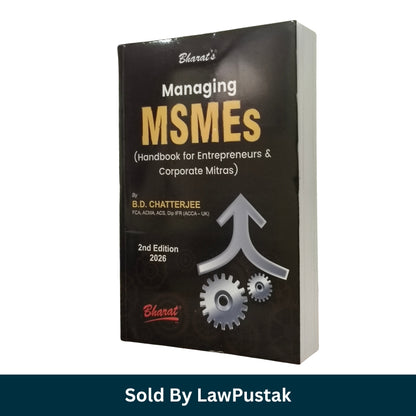 Managing MSMEs book by BD Chatterjee 2nd edition 2026