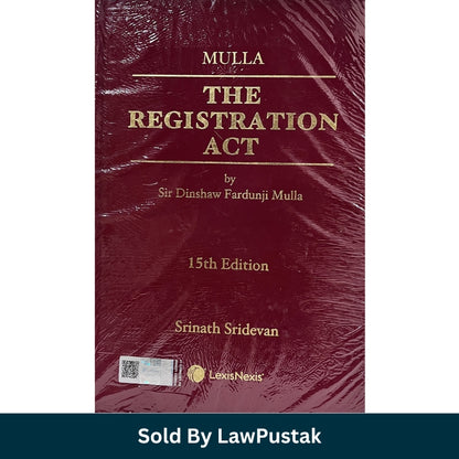 Property law registration act commentary India law book