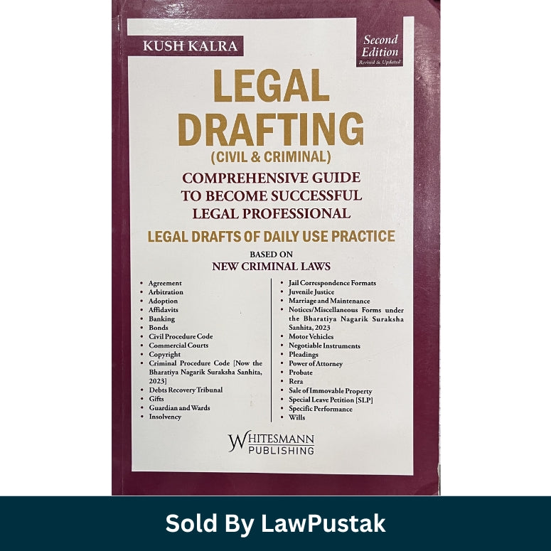 Law drafting book India with new criminal laws formats
