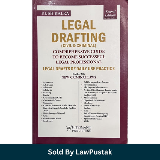 Law drafting book India with new criminal laws formats