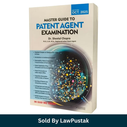 Patent law book India for patent agent exam preparation