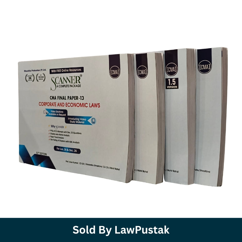 CMA Final Scanner books set papers 13 to 16 Suchita Prakashan 2026