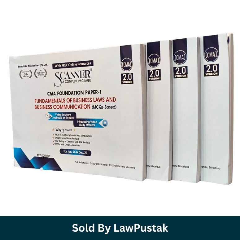 CMA Foundation exam preparation books India scanner series