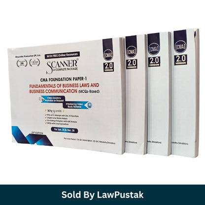 CMA Inter exam preparation books India scanner series latest edition