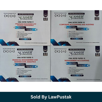 CMA Inter scanner books set papers 9 to 12 Suchita Prakashan 2026