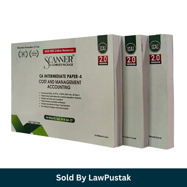 CA Inter scanner books set papers 4 to 6 Suchita Prakashan 2026